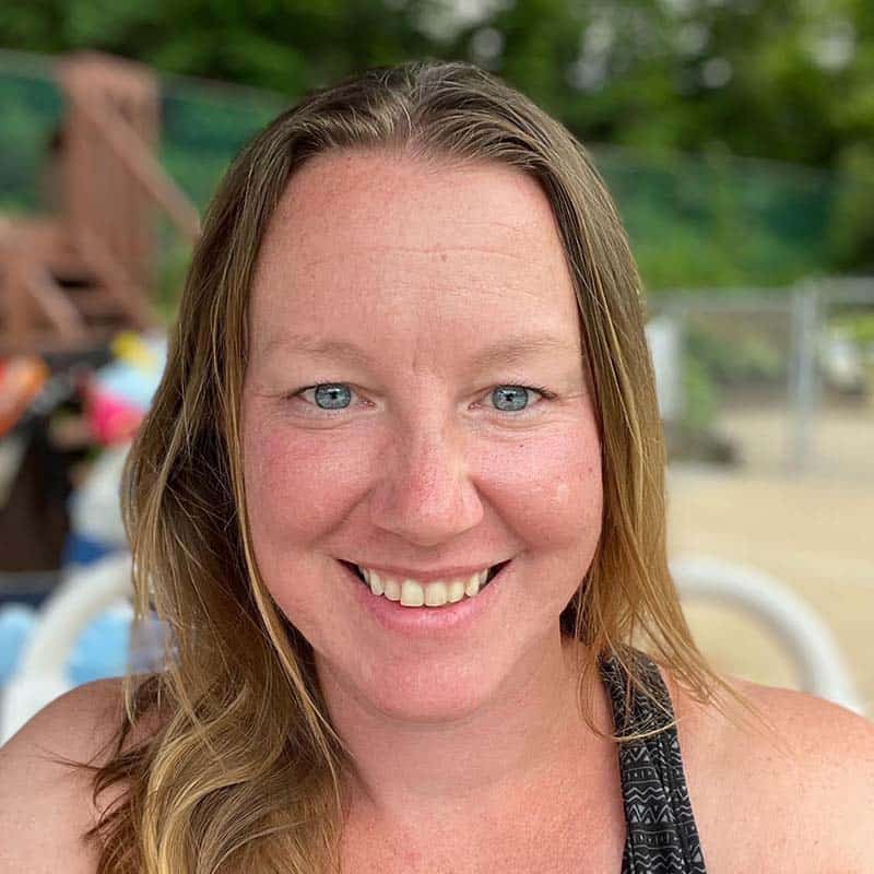 Photo of woman for color analysis showing full face