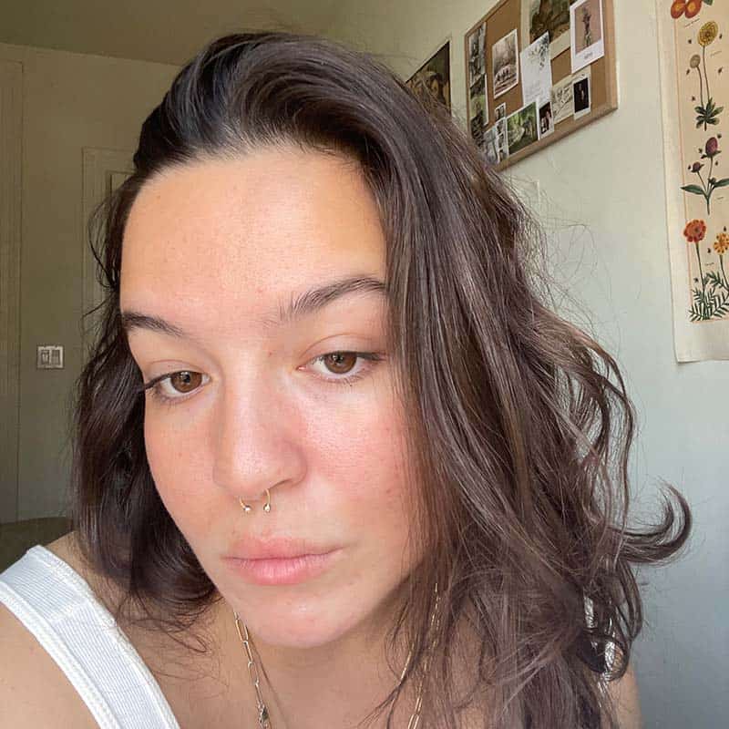 Photo for color analysis showing full face