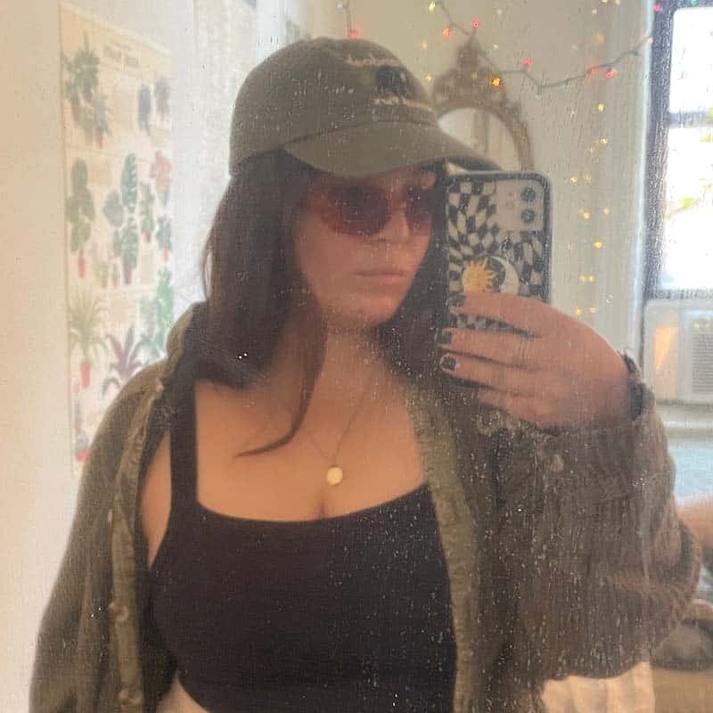 Don't wear sunglasses or a hat