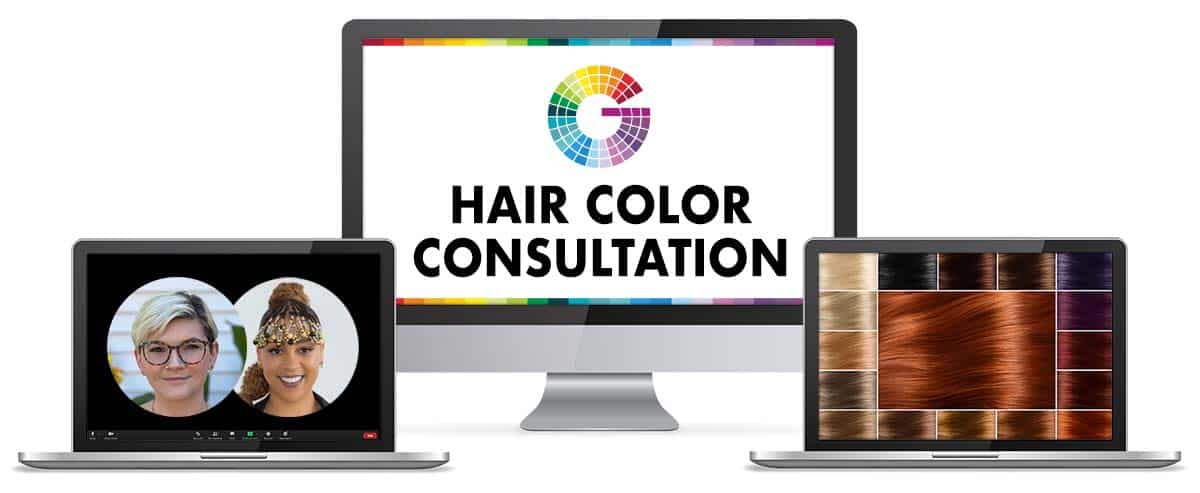 Custom hair color consultation from Color Guru