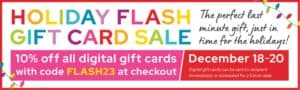 Color Guru Gift Card Flash Sale