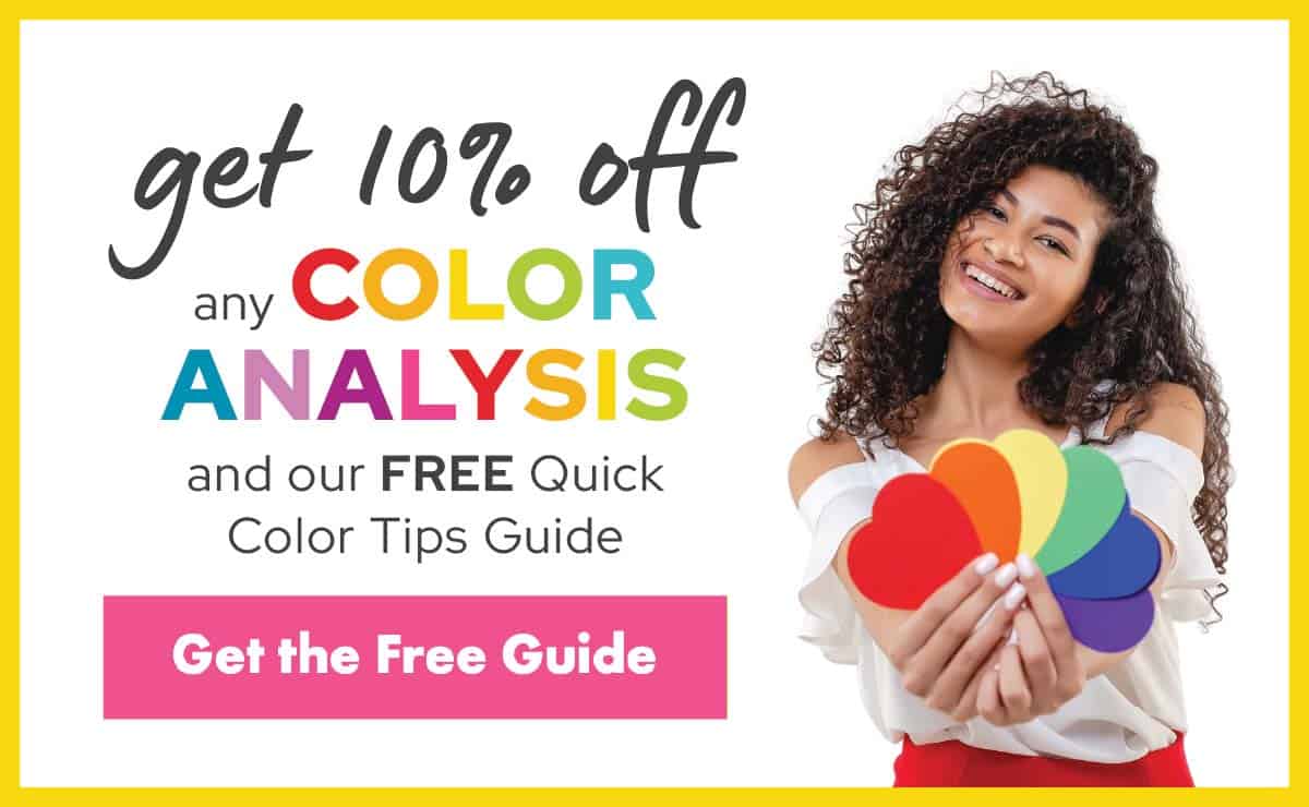 Get 10% off any color analysis