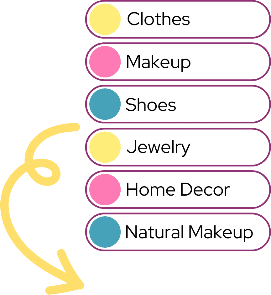 Your Color Closet offers Clothes, Makeup, Shoes, Jewelry, Home Decor, Natural Makeup and more!